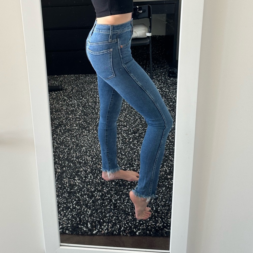 MADEWELL - 10in Skinny High Rise - 23W blue